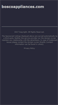 Mobile Screenshot of boscoappliances.com